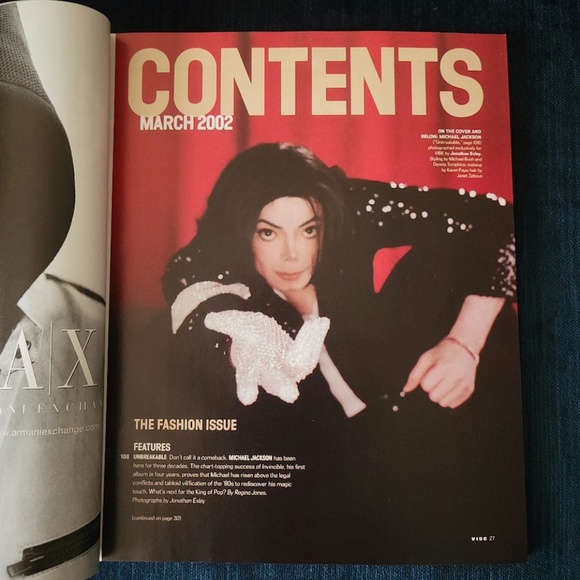 March 2002 VIBE Magazine with Michael Jackson - Picture 6 of 13